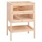 Jaula para hámster 55x40x80 cm de madera maciza de abeto