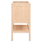 Jaula para hámster 55x40x80 cm de madera maciza de abeto