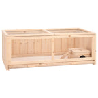 Jaula para hámster 104x52x54 cm de madera maciza de abeto
