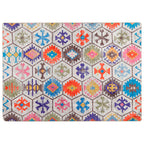 Alfombra lavable multicolor 80x150 cm