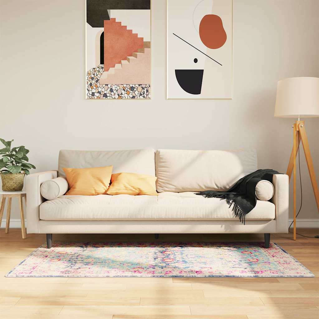 Alfombra lavable multicolor 80x150 cm