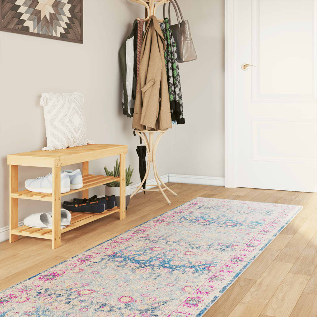 Alfombra lavable multicolor 80x150 cm