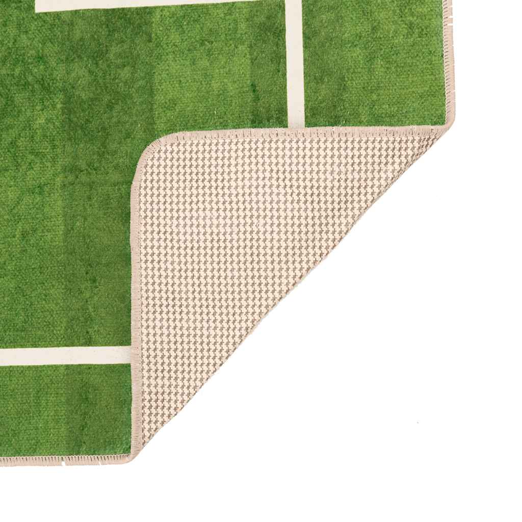Alfombra niños lavable campo fútbol 160x230 cm