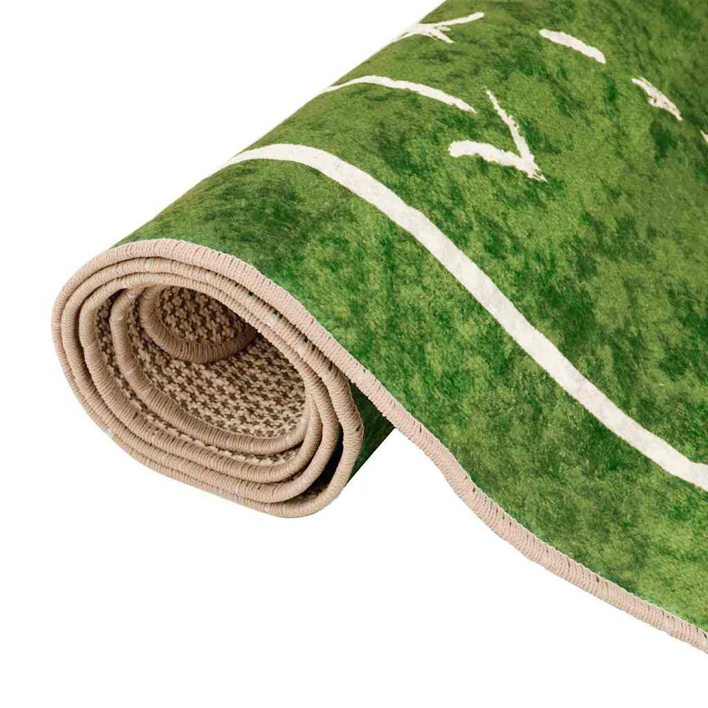 Alfombra niños lavable campo fútbol 160x230 cm