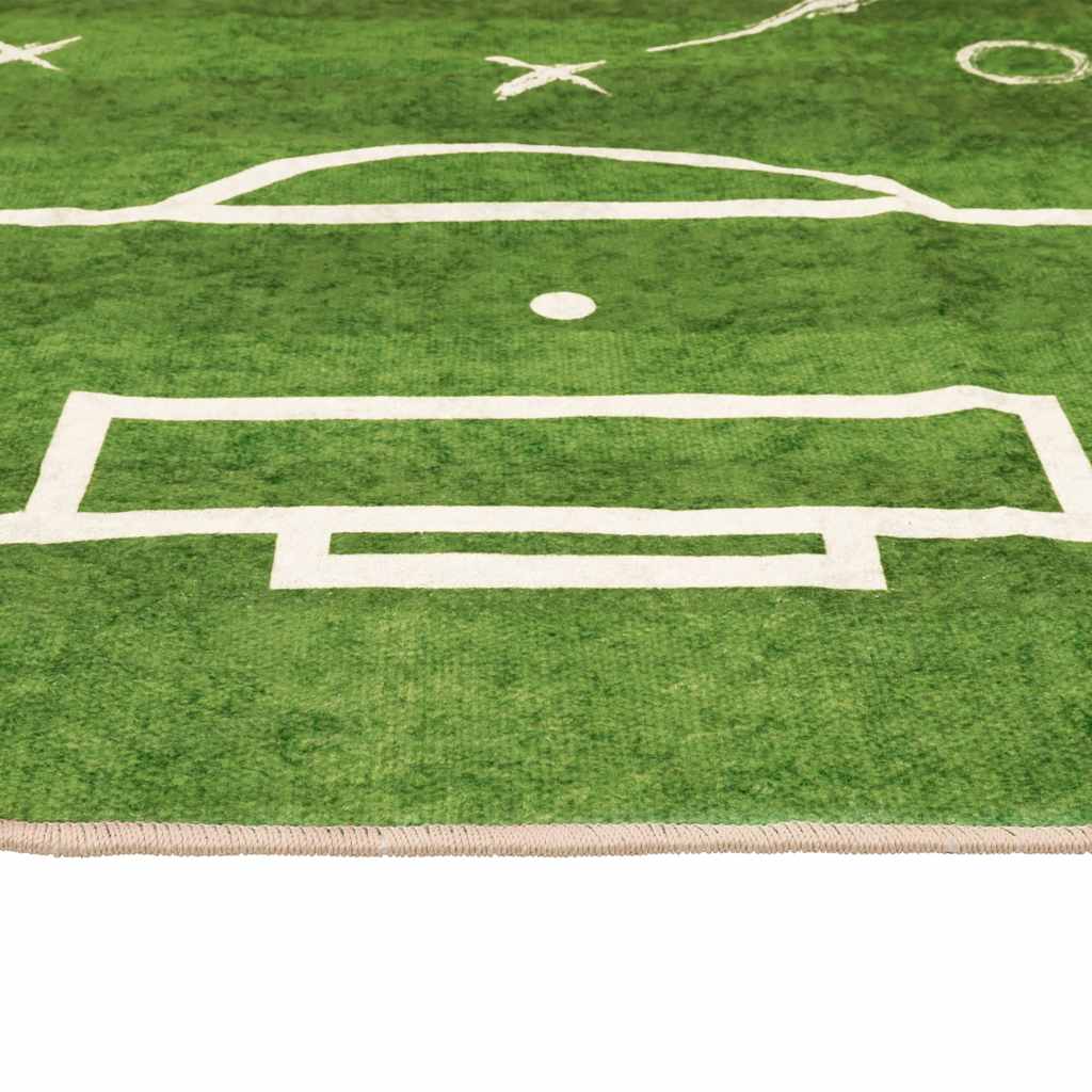 Alfombra niños lavable campo fútbol 160x230 cm