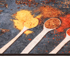 Alfombra de cocina lavable multicolor 60x180 cm