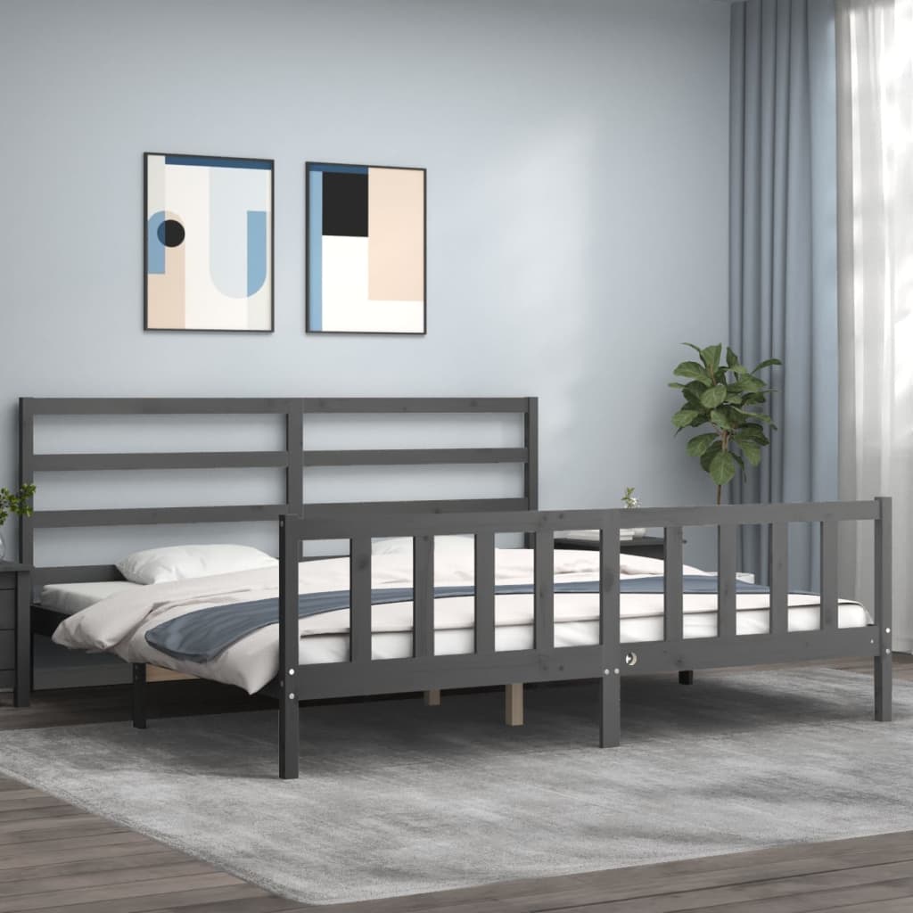 Estructura cama extensible sin colchón metal negro 80x130/200cm