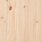 Estructura de cama sin colchón madera maciza de pino 160x200 cm