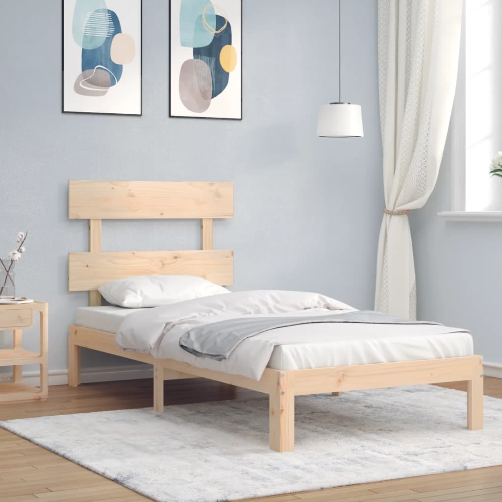 Estructura cama extensible sin colchón metal negro 80x130/200cm