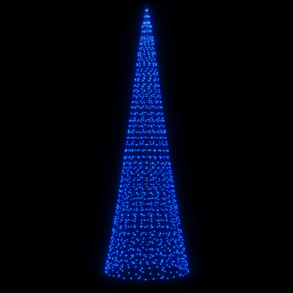 Árbol de Navidad 1534 LED azul 500 cm