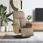 Sillón de masaje reclinable cuero sintético color capuchino