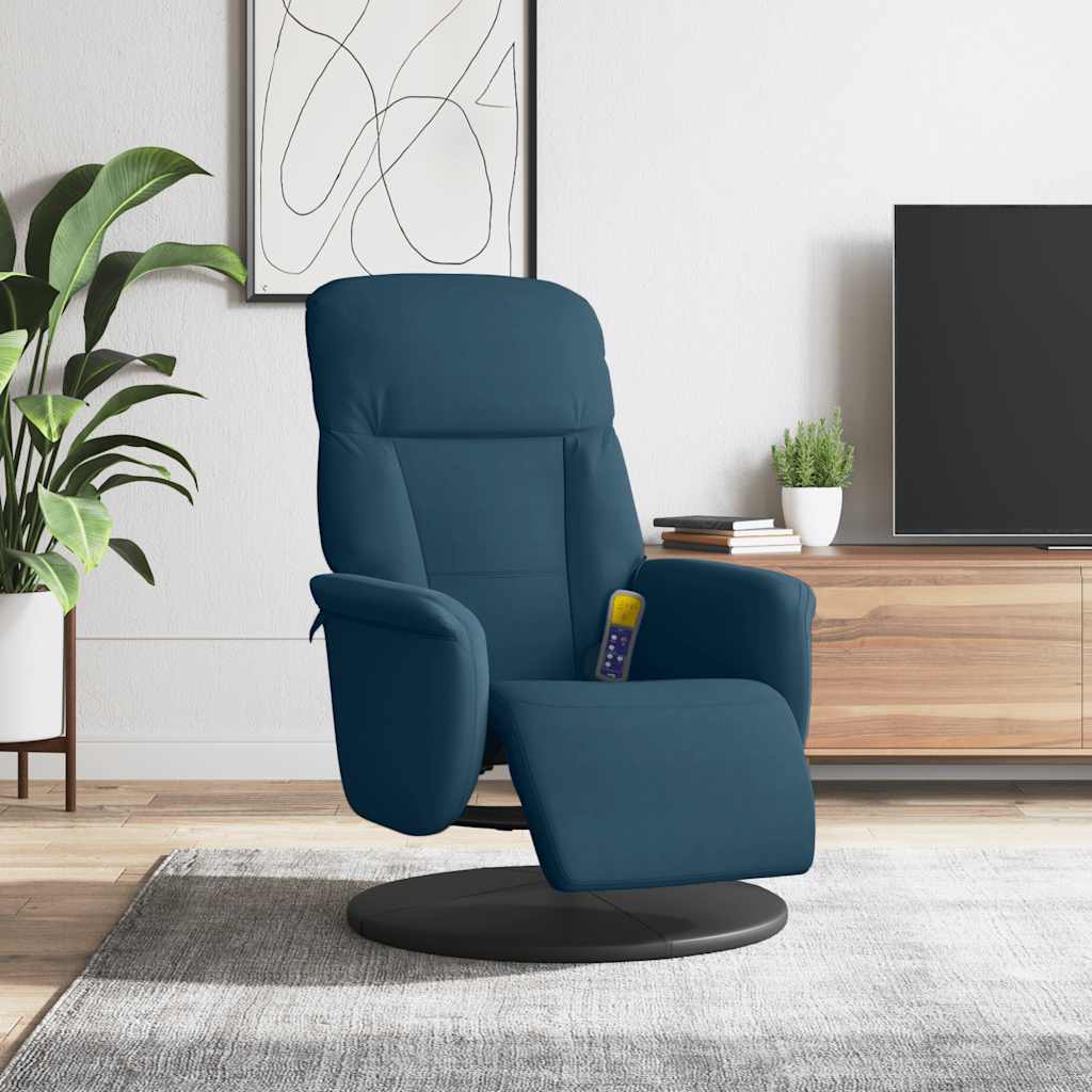 Sillón de masaje reclinable cuero sintético color capuchino