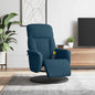 Sillón de masaje reclinable cuero sintético color capuchino