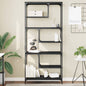 Estante com porta madeira cinzento Sonoma 44,5x30x154,5 cm