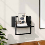 Estante de pared 2 uds madera ingeniería gris Sonoma 38x12x38cm