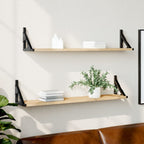 Estante de pared blanco 99x15x60 cm madera de ingeniería