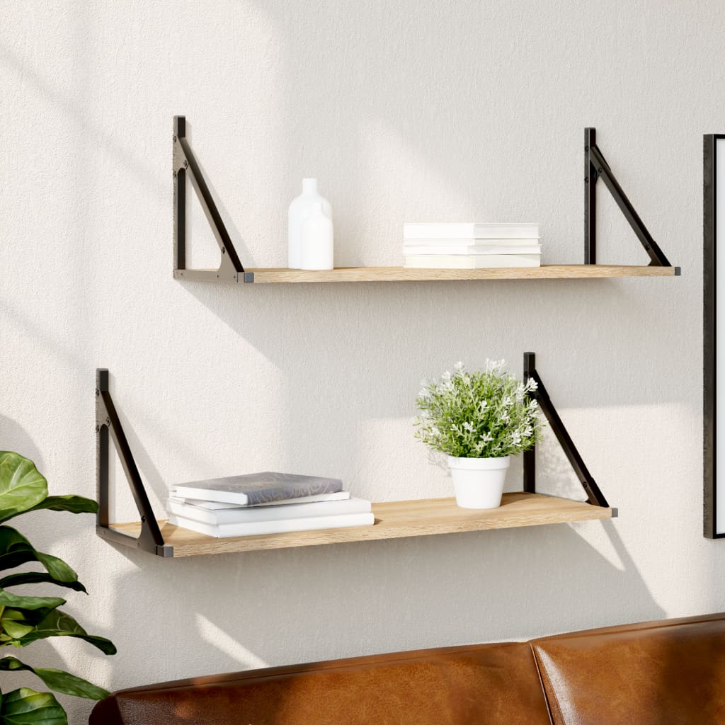 Estante de pared blanco 99x15x60 cm madera de ingeniería