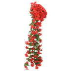 Guirnaldas de flores 3 uds rojo 85 cm