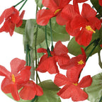 Guirnaldas de flores 3 uds rojo 85 cm