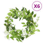 Guirnaldas de flores 3 uds rojo 85 cm