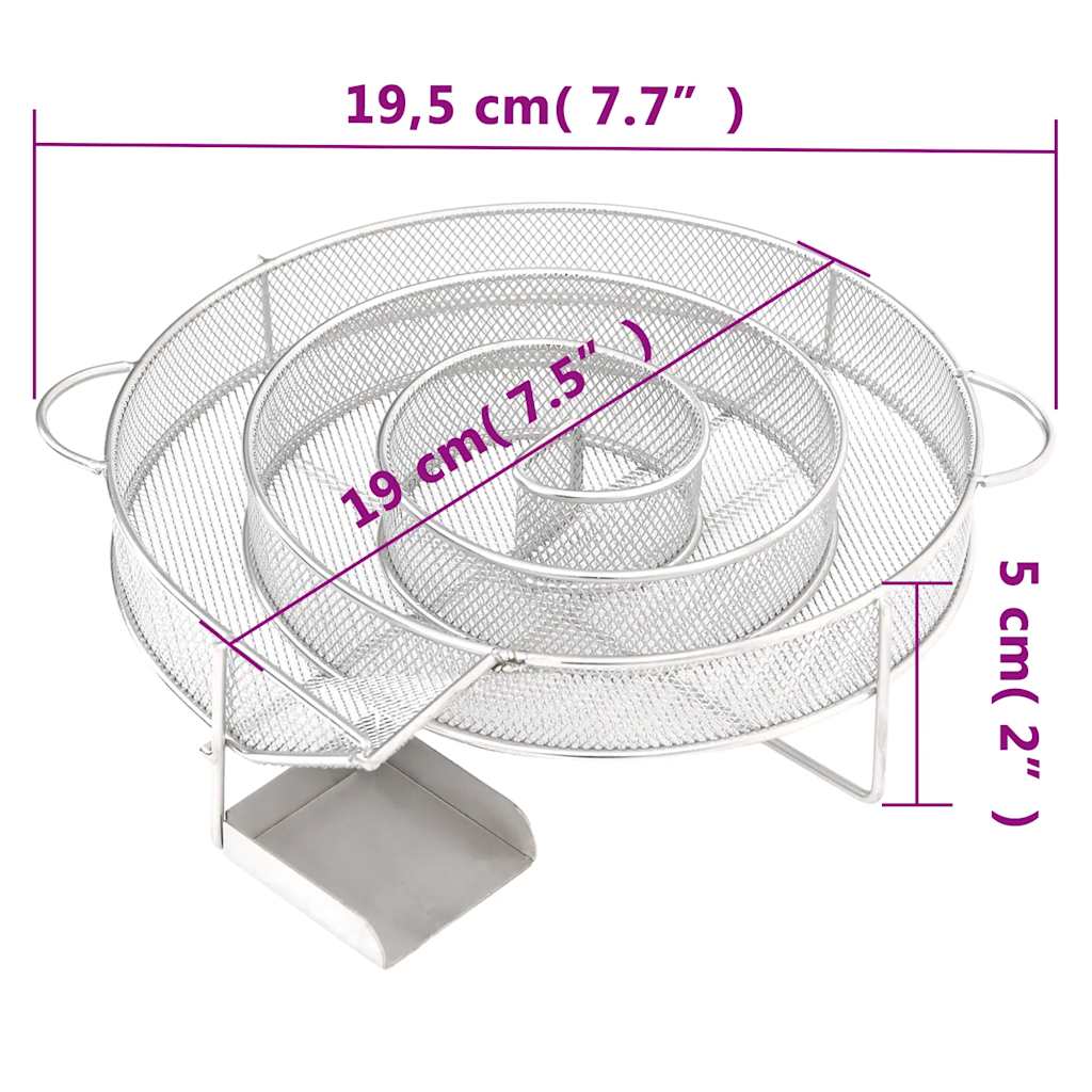 Horno ahumador de BBQ con generador humo frío acero galvanizado