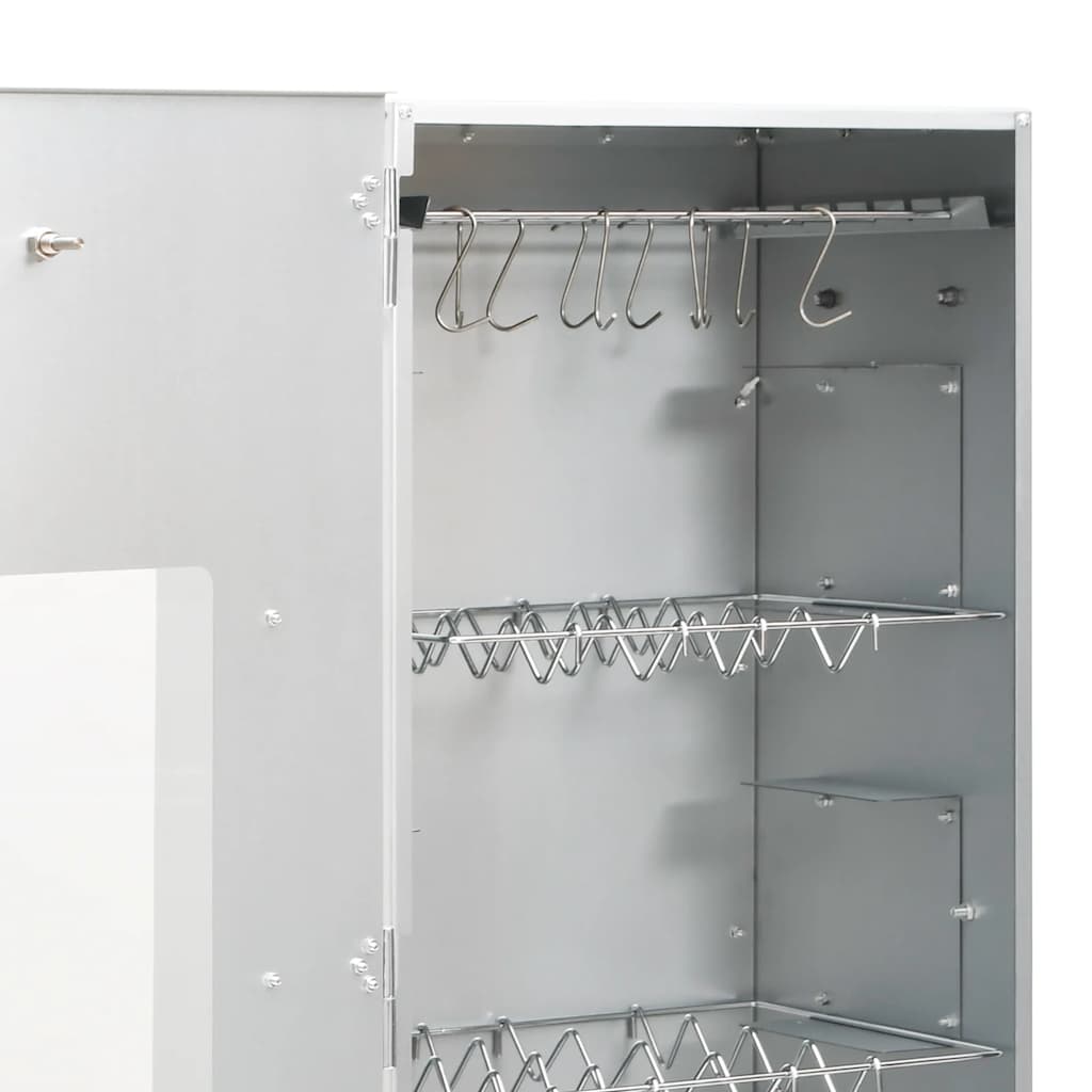 Horno ahumador de BBQ con generador humo frío acero galvanizado