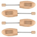 Hormas de zapatos 2 pares madera maciza de loto EU 35-38