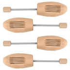 Hormas de zapatos 2 pares madera maciza de loto EU 35-38