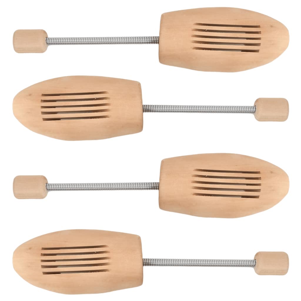 Hormas de zapatos 2 pares madera maciza de loto EU 35-38