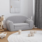 Sofá cama de niños 2 plazas felpa suave azul