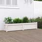 Floreira de madeira de pinho impregnado 150x31x31 cm