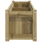 Jardinera de madera de pino impregnada 150x31x31 cm