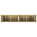 Jardinera de madera de pino impregnada 150x31x31 cm