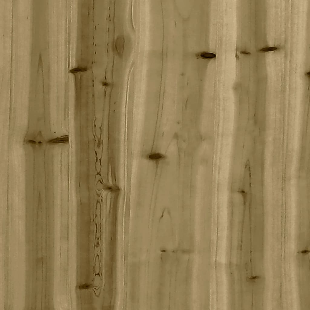 Jardinera de madera de pino impregnada 150x31x31 cm
