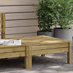 Taburete de jardín madera de pino impregnada