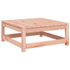 Taburete de jardín con cojín madera maciza de abeto de Douglas