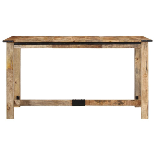 Mesa de comedor madera maciza de mango 140x70x75 cm