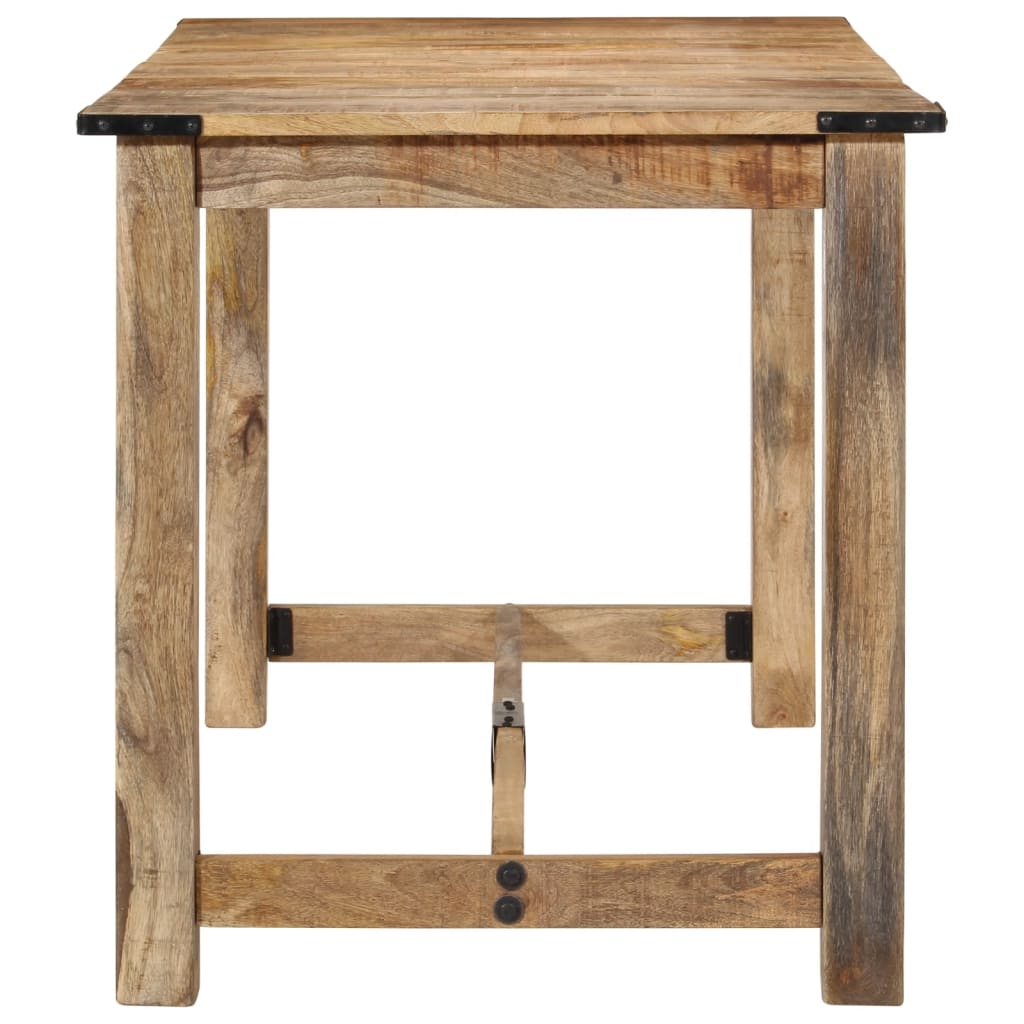 Mesa de comedor madera maciza de mango 140x70x75 cm