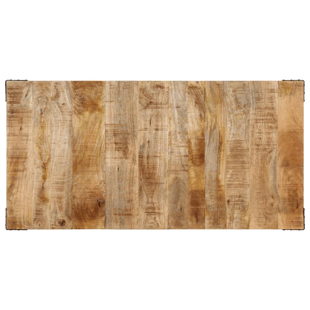 Mesa de comedor madera maciza de mango 140x70x75 cm