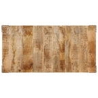 Mesa de comedor madera maciza de mango 140x70x75 cm