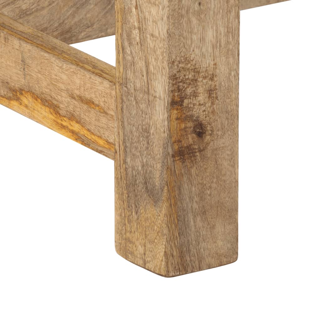 Mesa de comedor madera maciza de mango 140x70x75 cm