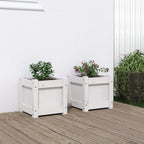 Jardineras con patas 2 uds madera de pino impregnada