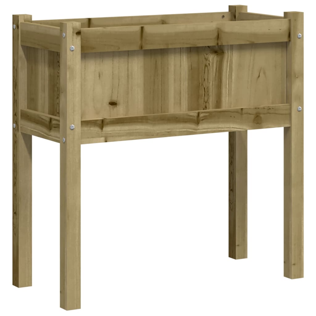 Jardineras con patas 2 uds madera de pino impregnada