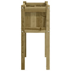 Jardineras con patas 2 uds madera de pino impregnada