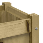 Jardineras con patas 2 uds madera de pino impregnada
