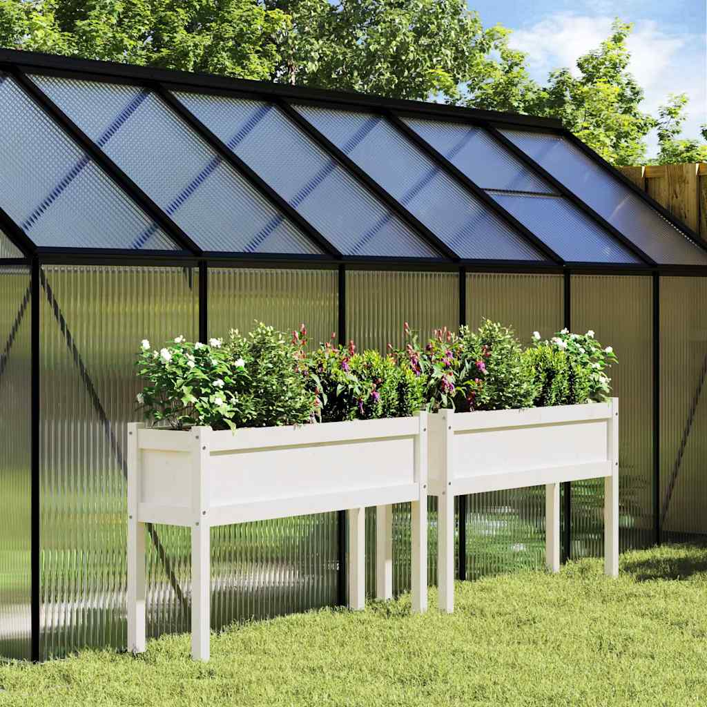 Jardineras con patas 2 uds madera de pino impregnada