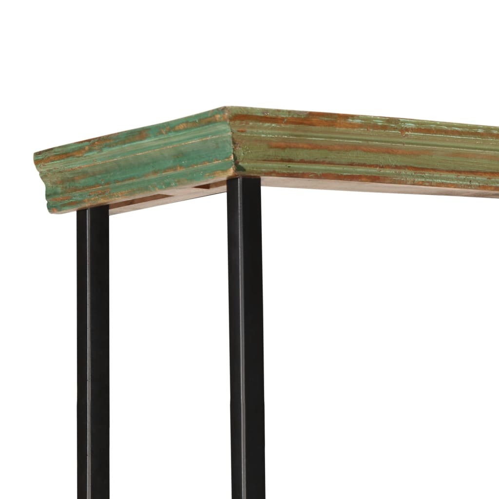 Aparador de madera maciza reciclada 55x30x180 cm