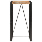 Mesa alta de bar madera maciza reciclada 60x55x110 cm