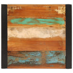 Mesa alta de bar madera maciza reciclada 60x55x110 cm