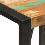 Mesa alta de bar madera maciza reciclada 60x55x110 cm